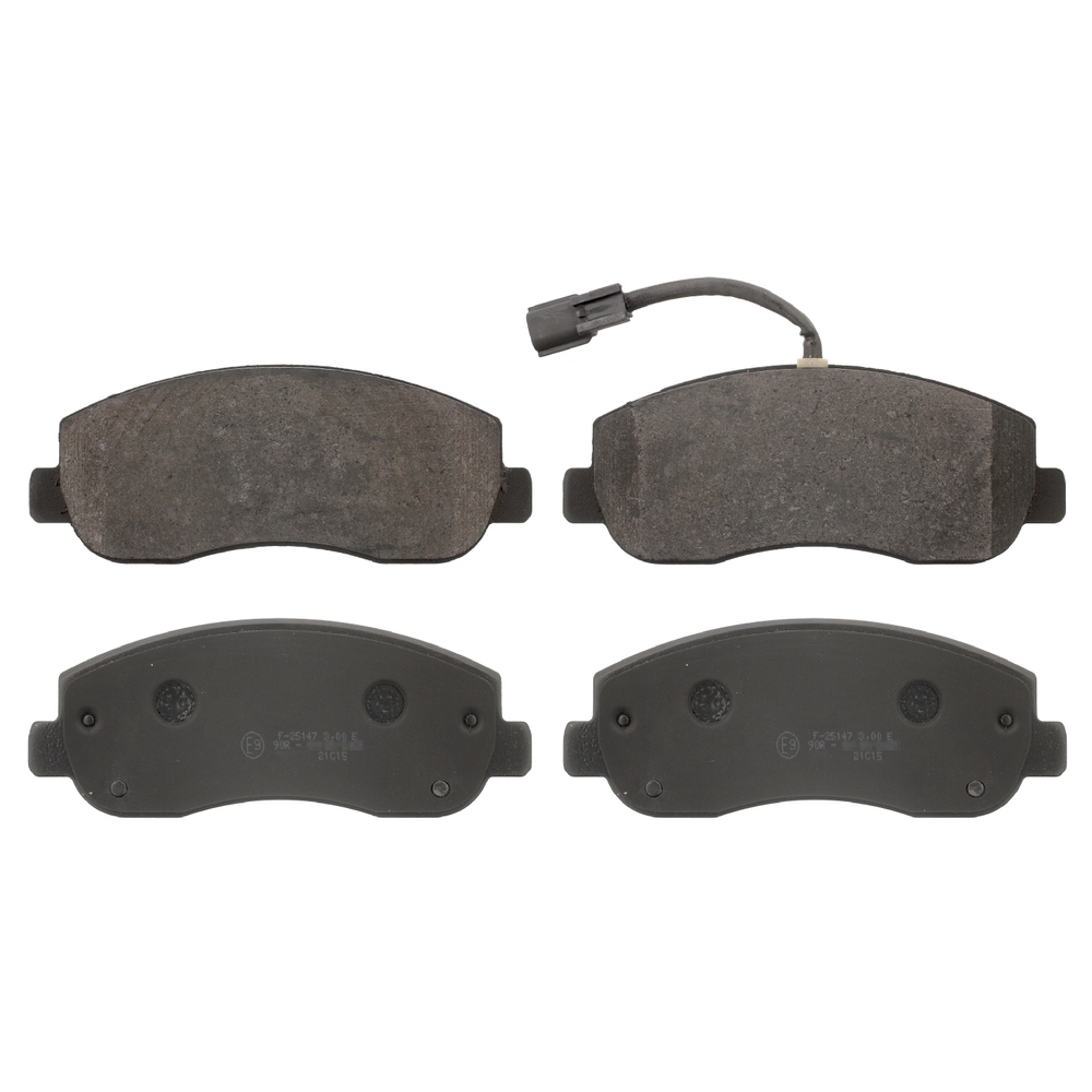 FEBI BILSTEIN Brake pad set Front Axle 16845 Brake pads,Brake pad set, disc brake OPEL,RENAULT,NISSAN,Movano B Kastenwagen (X62),Movano B Bus (X62)