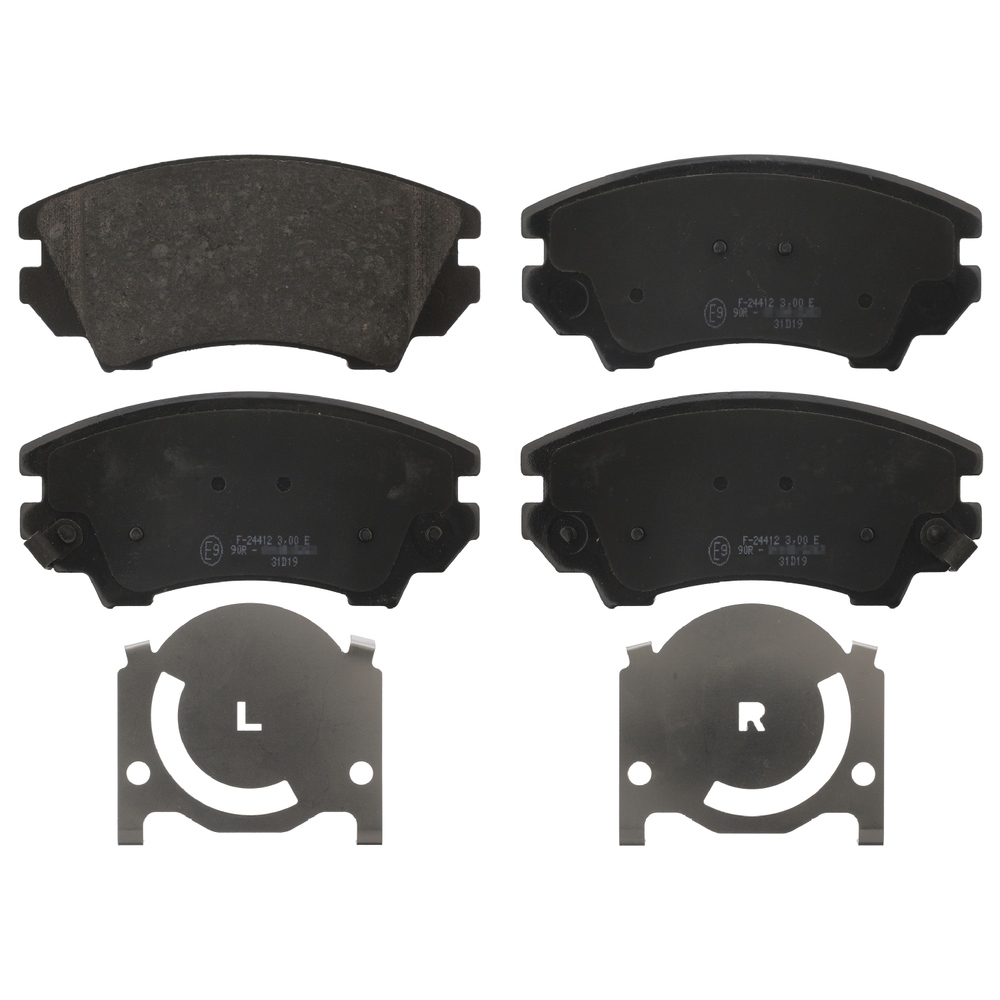 FEBI BILSTEIN Brake pad set OPEL,CHEVROLET,SAAB 16892 13237751,22959104,92230269 13237751,13237751SK,22959104,22959104SK1,10424274,095514526,095516195