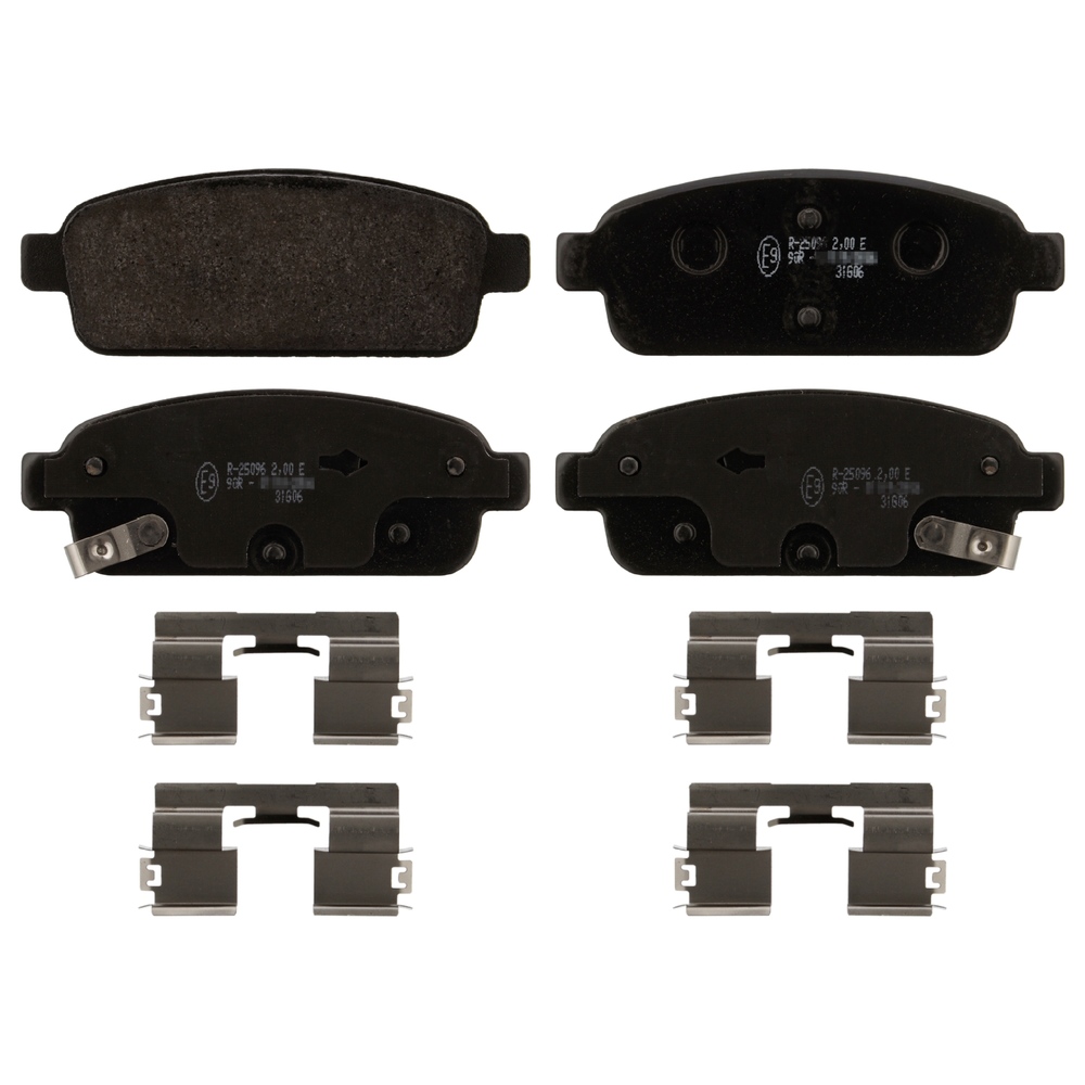 FEBI BILSTEIN Brake pad set OPEL,CHEVROLET,VAUXHALL 16894 13319294,13411383,13300867 13319293,13319294,13411380,13411383,013300867,013319294,013411383