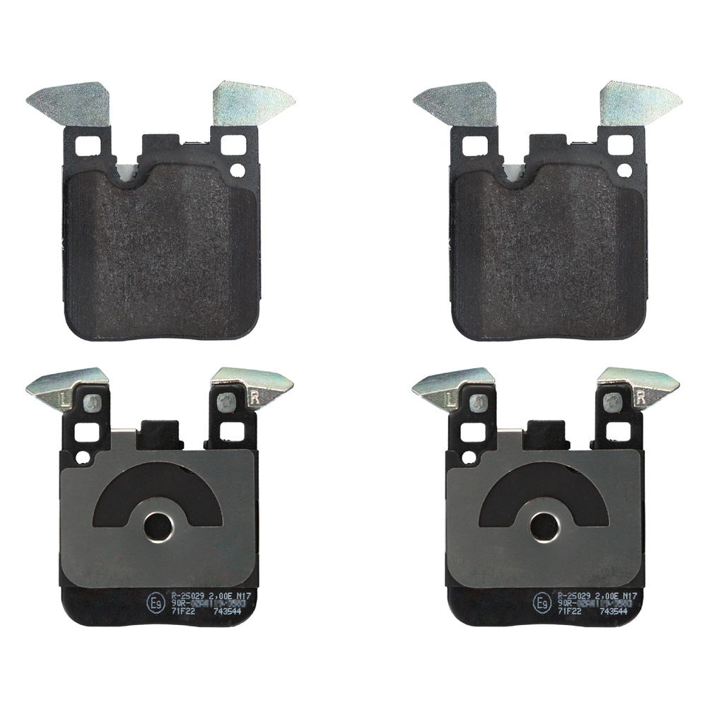 FEBI BILSTEIN Brake pad set Rear Axle 16909 Brake pads,Brake pad set, disc brake BMW,1 Schrägheck (F20),3 Limousine (F30, F80),1 Schrägheck (F21)