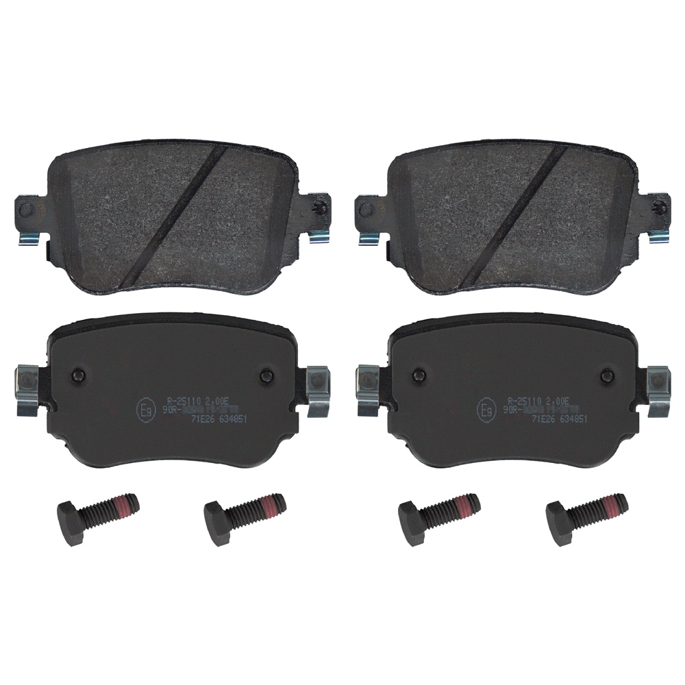FEBI BILSTEIN Brake pad set VW,AUDI,SKODA 16912 2K5698451B,2Q0698451A,2Q0698451D 5Q0698451B,5Q0698451F,5Q0698451L,7N0698451A,8U0698451F,5Q0698451B