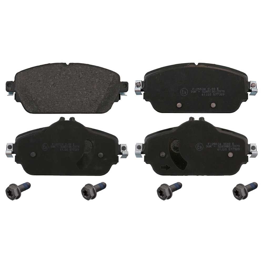 FEBI BILSTEIN Brake pad set MERCEDES-BENZ 16988 0004208700,0004208903,0004209703 0084203120,0084203620,0084203720,A0004208700,A0004208903,A0004209703