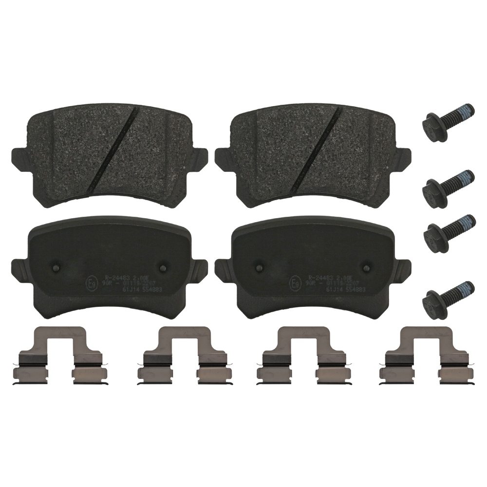 FEBI BILSTEIN Brake pad set Rear Axle 16991 Brake pads,Brake pad set, disc brake VW,AUDI,SEAT,Passat Variant (3C5),TIGUAN (5N_),Passat Variant (365)