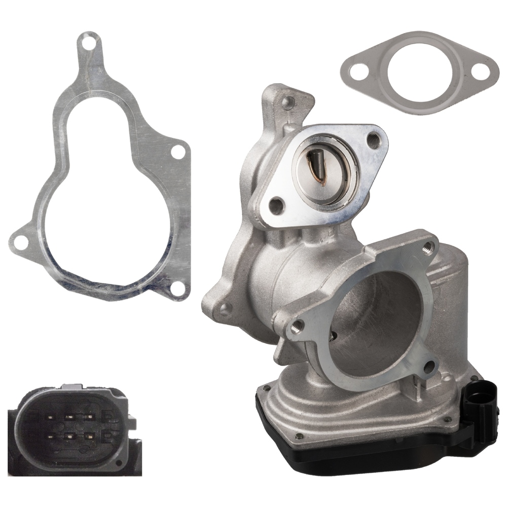 FEBI BILSTEIN EGR valve with gaskets/seals 170327 Exhaust gas recirculation valve,EGR AUDI,A6 Avant (4F5, C6),A4 Avant (8ED, B7)