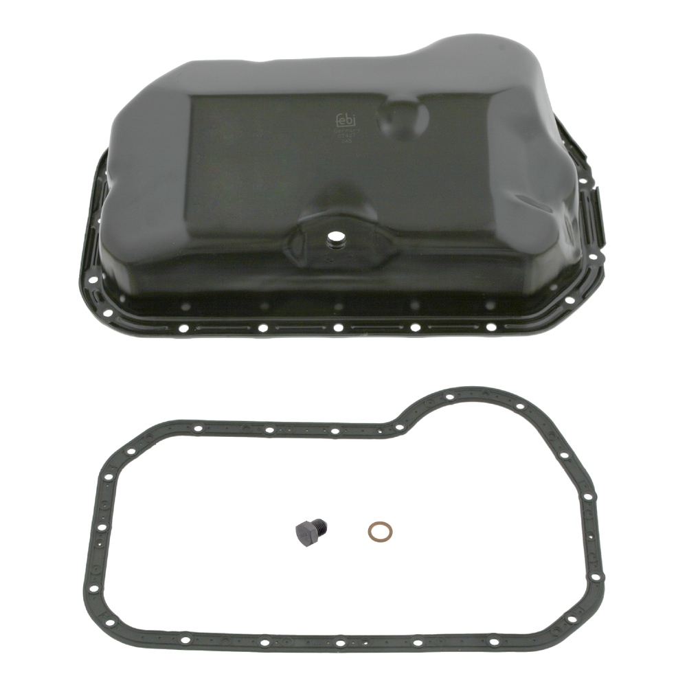 FEBI BILSTEIN Oil Sump febi Plus Steel 02004 Oil Pan VW,SEAT,GOLF I Cabriolet (155),GOLF II (19E, 1G1),GOLF III (1H1),Golf III Cabrio (1E7)