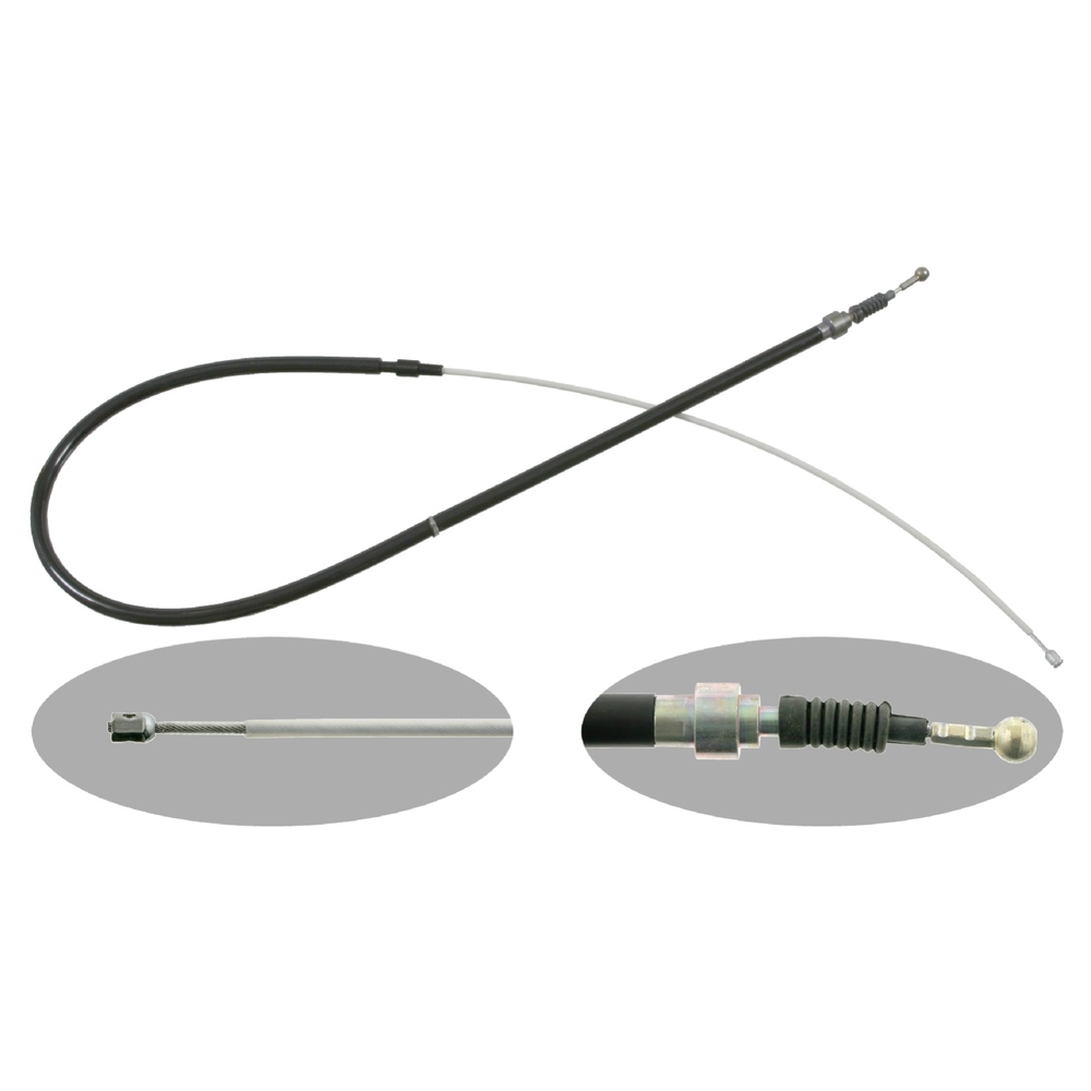 FEBI BILSTEIN Brake Cable VW,AUDI,SKODA 22736 1J0609721AC,1J0609721AD,1J0609721AQ Hand Brake Cable,Parking Brake Cable,Cable, parking brake 1J0609721T