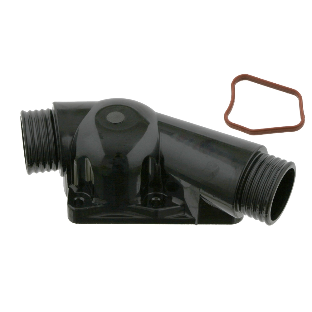 FEBI BILSTEIN Coolant Flange Plastic 23741 BMW,3 Cabrio (E36),3 Limousine (E36),Z3 Roadster (E36),3 Coupe (E36),3 Compact (E36),5 Limousine (E34)