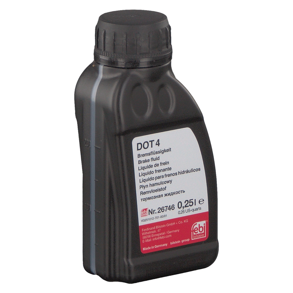 FEBI BILSTEIN Brake Fluid VW,AUDI,MERCEDES-BENZ 26746 DOT4,DOT4,B000500 B00060002,B00060012,B000600A1,B000700A1,DOT4,000000DOT4,81229407512,DOT4,DOT4