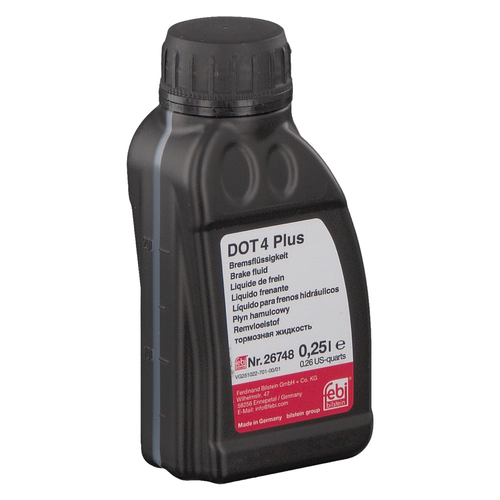 FEBI BILSTEIN Brake Fluid VW,AUDI,MERCEDES-BENZ 26748 DOT4Plus,DOT4Plus,B000200  B000500,B00060002,B00060010,B00060012,B000600A1,B000600A3,B000600B1