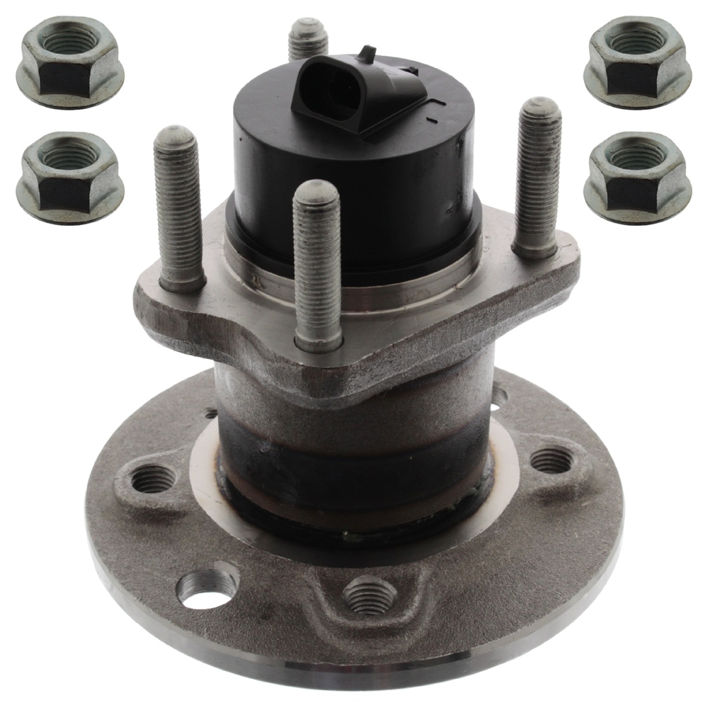 FEBI BILSTEIN Wheel bearing kit Rear Axle Right 02843 Wheel hub bearing,Wheel bearing OPEL,VAUXHALL,Corsa D Schrägheck (S07),Corsa C Schrägheck (X01)