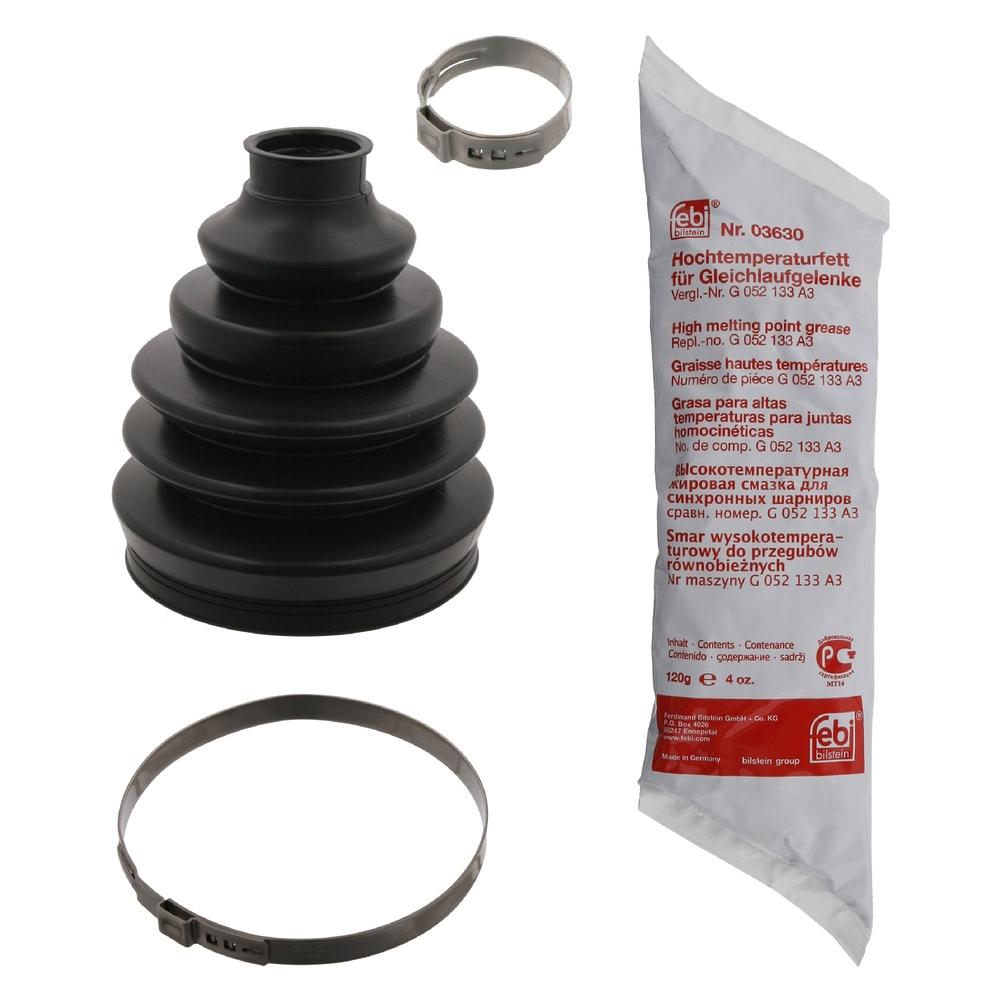 FEBI BILSTEIN CV Boot VW,AUDI,SKODA 36190 1K0498203D,1K0498203DSK,3Q0498203A CV Joint Gaiter,CV Joint Boot,Bellow, drive shaft 3Q0498203ASK,4E0407285