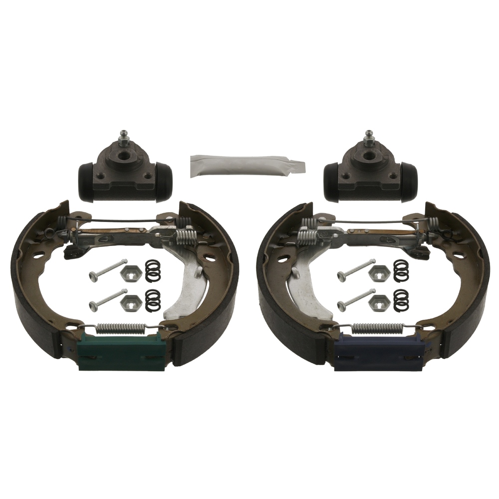 FEBI BILSTEIN Brake Set, drum brakes Rear Axle 38746 FORD,FIAT,KA (RU8),KA RU,PANDA (169),500 (312),500 C (312)