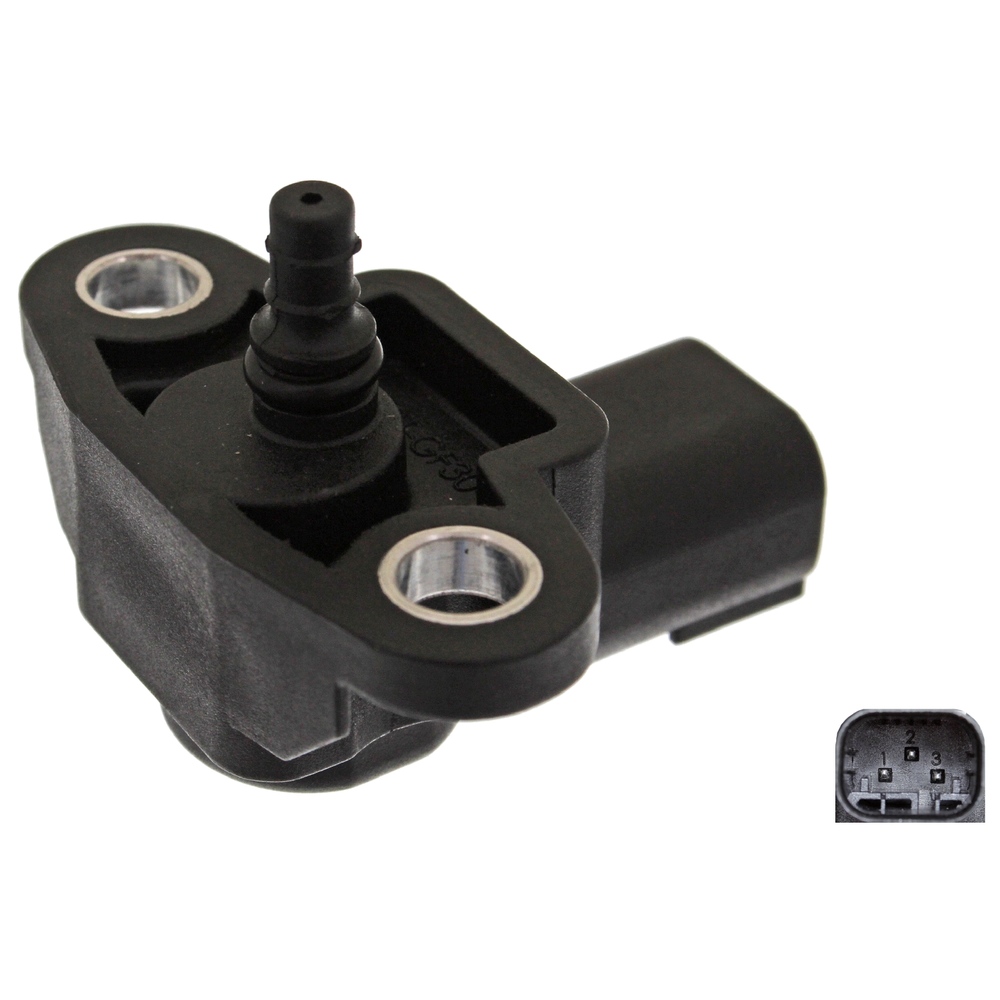 FEBI BILSTEIN Sensor, boost pressure 44466  MERCEDES-BENZ,JEEP,CHRYSLER,E-Klasse Limousine (W211),C-Klasse Limousine (W204),C-Klasse T-modell (S204)
