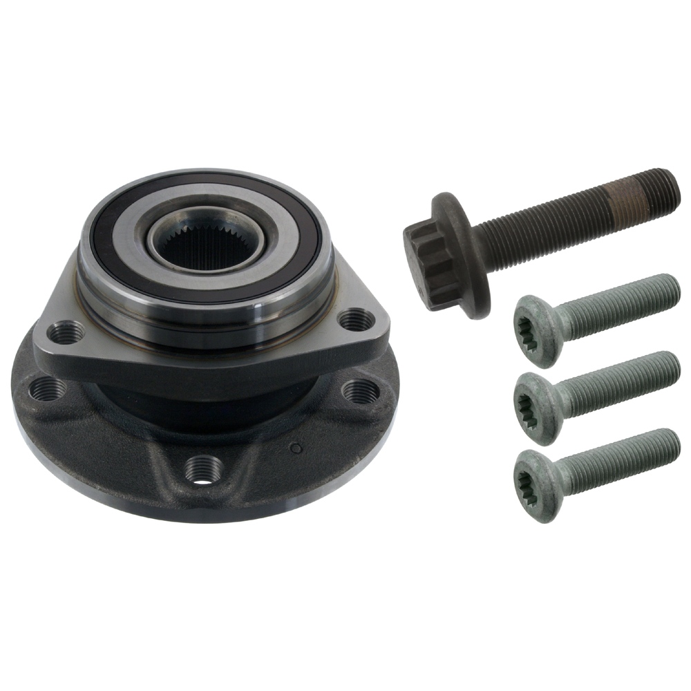 FEBI BILSTEIN Wheel bearing kit with ABS sensor ring 46334 Wheel hub bearing,Wheel bearing VW,AUDI,SKODA,Golf VII Schrägheck (5G1, BQ1, BE1, BE2)