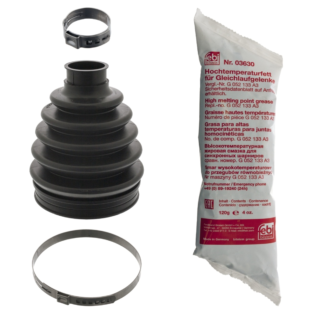 FEBI BILSTEIN CV Boot Front Axle 48928 CV Joint Gaiter,CV Joint Boot MERCEDES-BENZ,E-Klasse Limousine (W211),C-Klasse Limousine (W203),A-Klasse (W169)