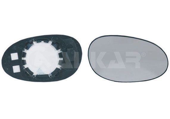 ALKAR Wing Mirror Glass Right 6402010 Side Mirror Glass,Mirror Glass SMART,FORTWO Coupe (450),FORTWO Cabrio (450),ROADSTER (452),ROADSTER Coupe (452)