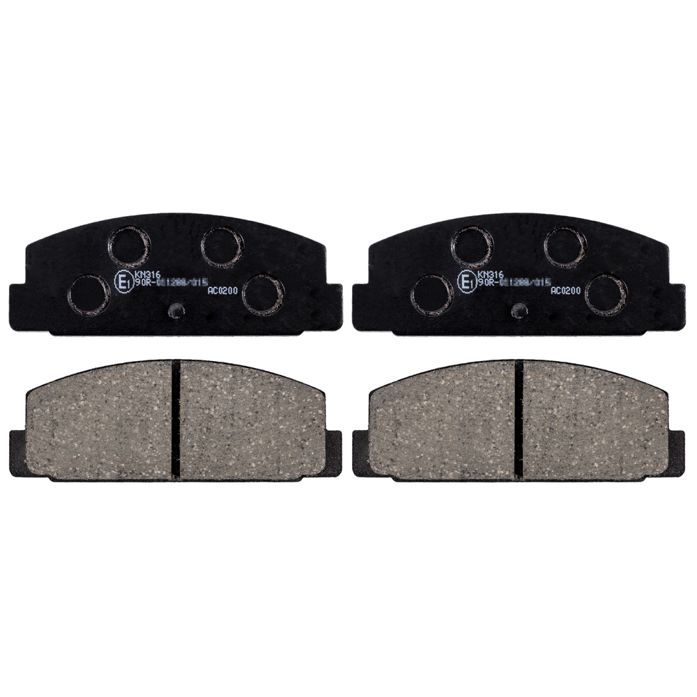 BLUE PRINT Brake pad set Rear Axle ADM54248 Brake pads,Brake pad set, disc brake MAZDA,5 (CR19),6 Kombi (GH),6 Station Wagon (GY),6 (GG),323 F VI (BJ)