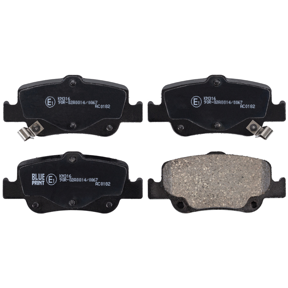 BLUE PRINT Brake pad set TOYOTA ADT342173 0446602170,0446602180,0446602181 0446602182,0446602190,0446602191,0446602192,0446602280,0446602290