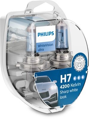 PHILIPS Light Bulbs WhiteVision ultra H7 12972WVUSM Bulb, spotlight VW,AUDI,MERCEDES-BENZ,Golf IV Schrägheck (1J1),Golf V Schrägheck (1K1),POLO (9N_)