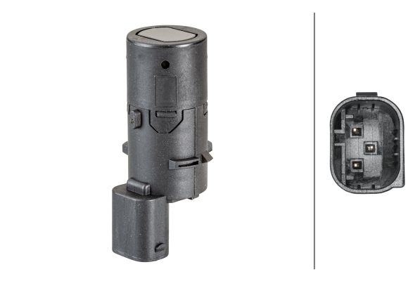 HELLA Parking Sensors 6PX 358 141-131 Reversing Sensors,Rear Parking Sensors BMW,5 Limousine (E39),X3 (E83),X5 (E53),7 (E38)