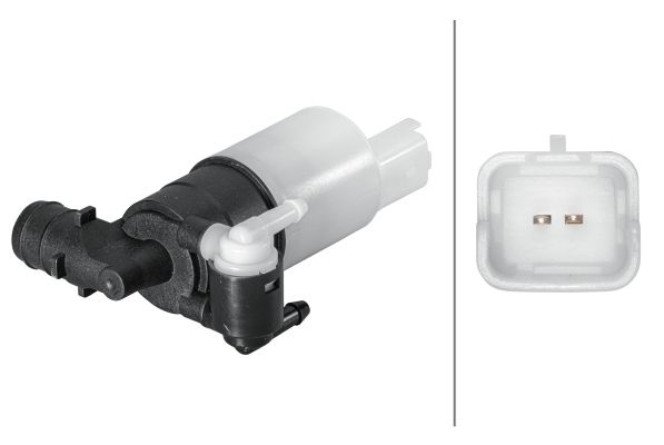 HELLA Windshield Washer Pump 8TW 006 848-161 Washer Pump,Windscreen Washer Pump PEUGEOT,CITROËN,PARTNER Tepee,308 I Schrägheck (4A_, 4C_),308 II