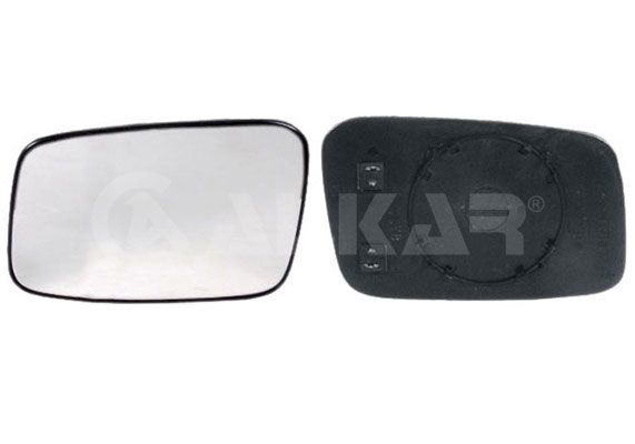 ALKAR Wing Mirror Glass Right 6432516 Side Mirror Glass,Mirror Glass VOLVO,V40 Kombi (645),V70 I (875, 876),850 Kombi (855),S40 I (644)