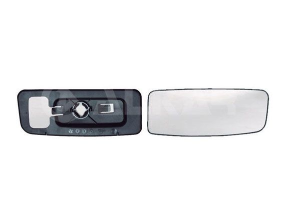ALKAR Wing Mirror Glass Right 6414994 Side Mirror Glass,Mirror Glass VW,MERCEDES-BENZ,CRAFTER 30-50 Kasten (2E_),CRAFTER 30-35 Bus (2E_)
