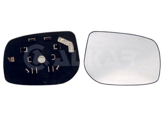 ALKAR Wing Mirror Glass Right 6432267 Side Mirror Glass,Mirror Glass TOYOTA,Yaris Schrägheck (_P9_),Yaris / Vios Limousine (_P9_)
