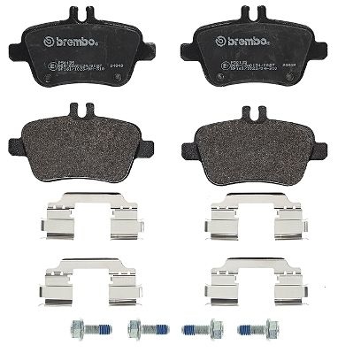 BREMBO Brake pad set PRIME LINE prepared for wear indicator P 50 135 Brake pads,Brake pad set, disc brake MERCEDES-BENZ,INFINITI,A-Klasse (W176)