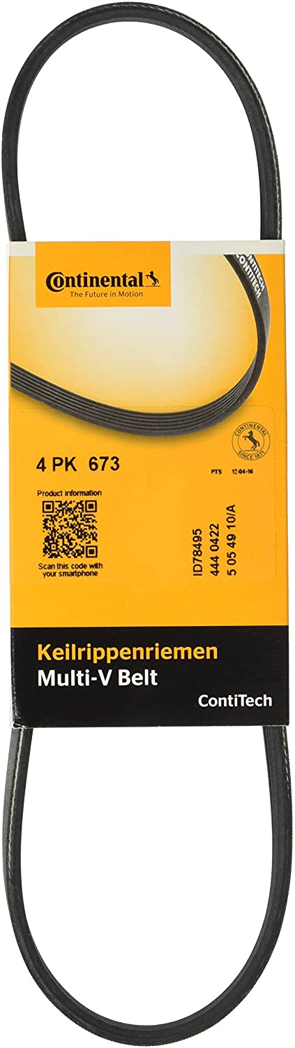 CONTITECH V-ribbed belt FIAT,HYUNDAI,KIA 4PK673 60566058,7704978,4PK671 Serpentine belt,Auxiliary belt,Poly V-belt,Ribbed belt,Multi V-belt,Poly belt