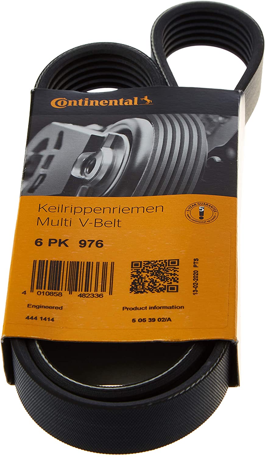 CONTITECH V-ribbed belt VW,FORD,SEAT 6PK976 60571125,60625590,1612162380 Serpentine belt,Auxiliary belt,Poly V-belt,Ribbed belt,Multi V-belt,Poly belt