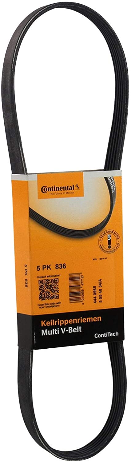 CONTITECH V-ribbed belt BMW,FIAT,SUZUKI 5PK836 11287786171,2247183,64552247183 64557786171,7786171,5PK834,5PK835,5PK836,5PK837,5PK838,5990578,71742127