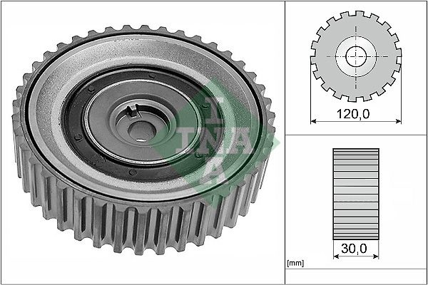 Ina Styrrulle Kuggrem 532044310 Renault 532044310 Storlek 2