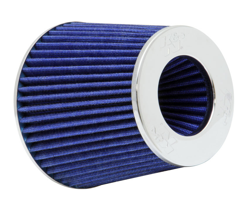 K & N RG-Series universal replacement filter with 3 connection Diameters Blue (RG-1001BL)