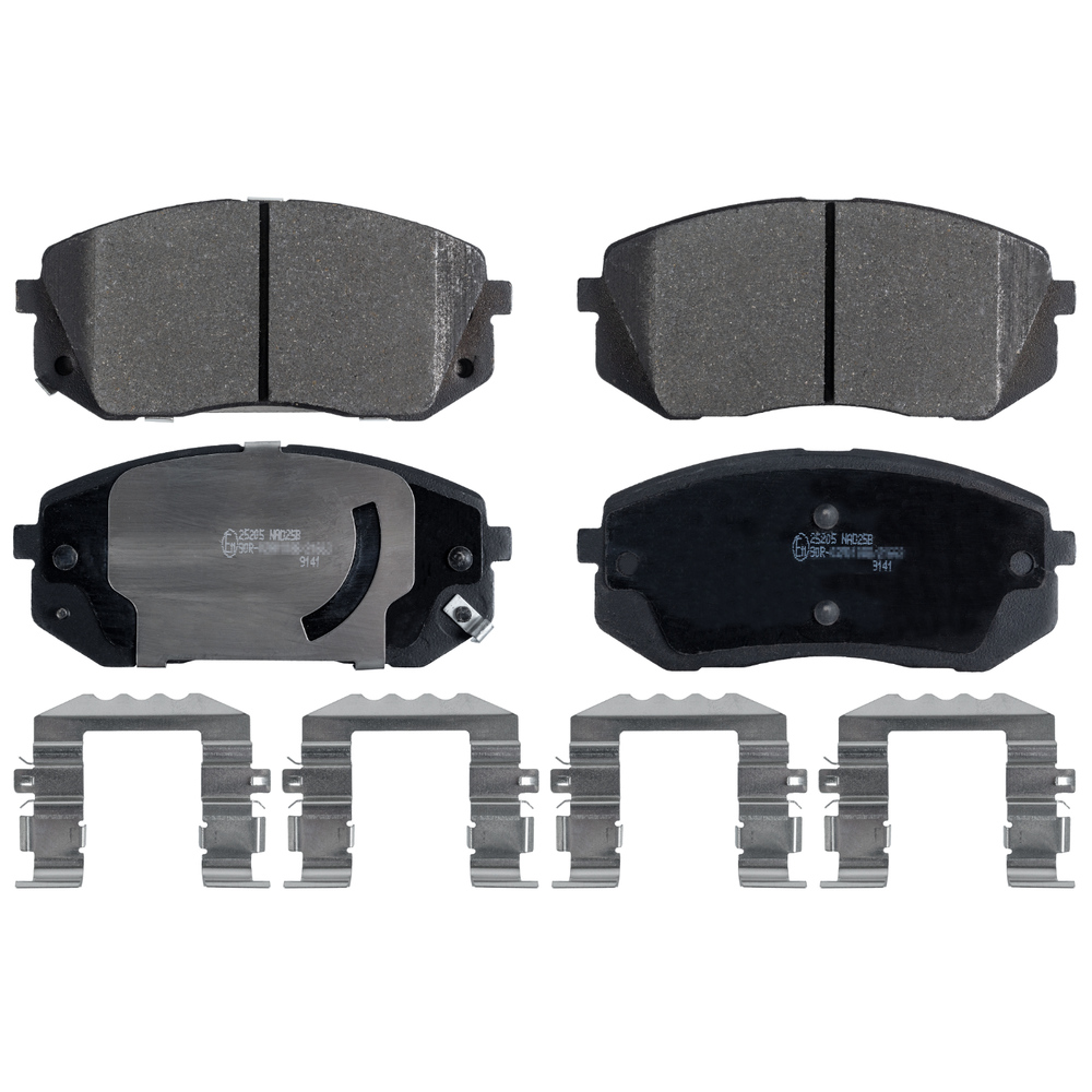 FEBI BILSTEIN Brake pad set HYUNDAI,KIA 116265 58101D7A00,58101D7A50,58101D7A50SK1 58101D7A60,58101D7A70,58101J9A50,58101D7A00,58101D7A50,58101D7A60