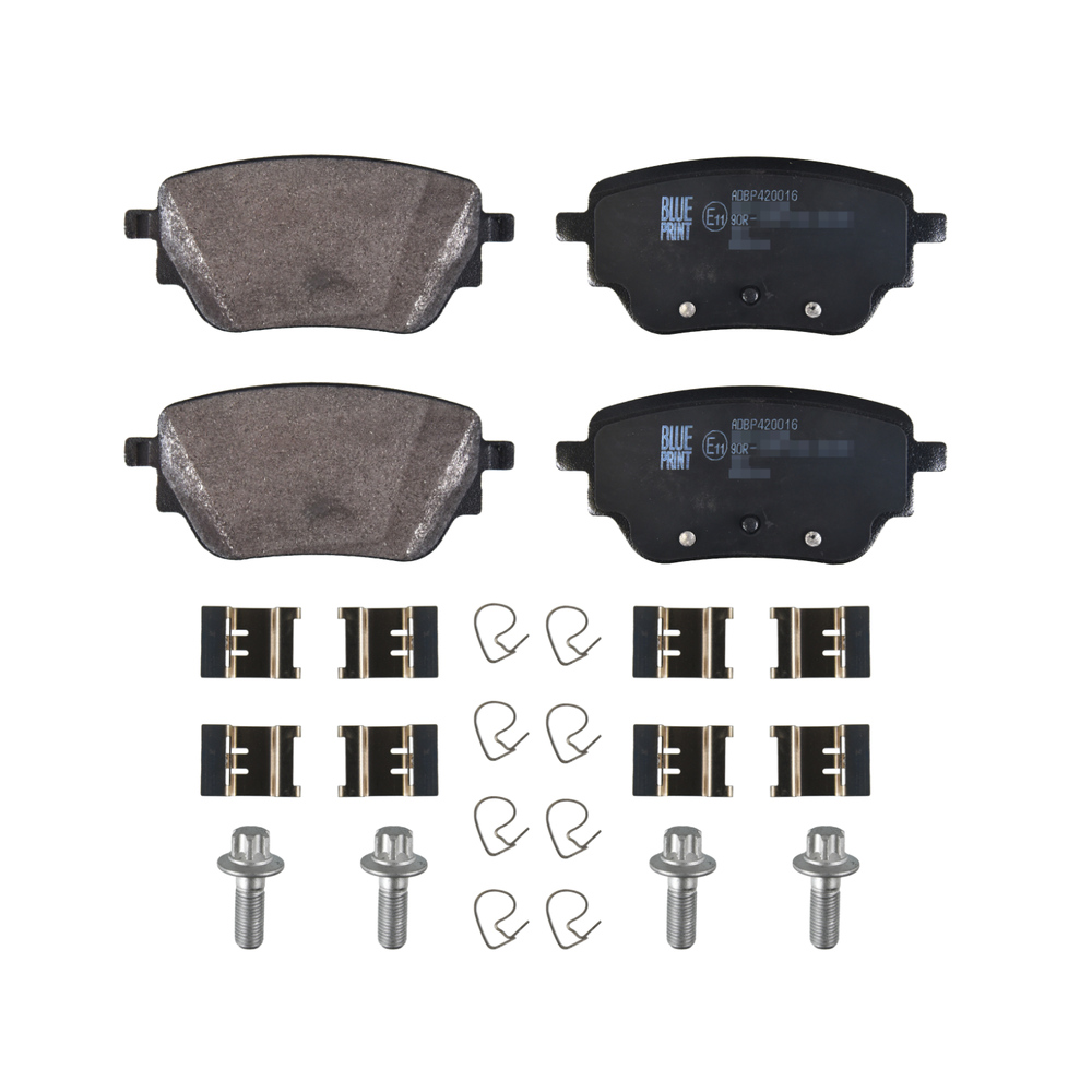 BLUE PRINT Brake pad set Rear Axle ADBP420016 Brake pads,Brake pad set, disc brake MERCEDES-BENZ,A-Klasse (W177),B-Klasse (W247)