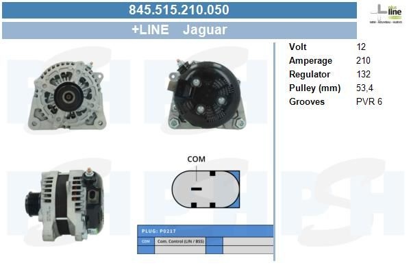 Alternator 845.515.210.050 PlusLine