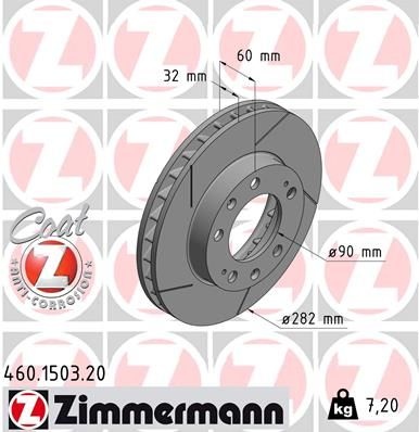 Brake Disc COAT Z .1503.20 Zimmermann