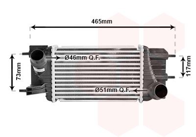 Intercooler, Charger 13014715 International Radiators