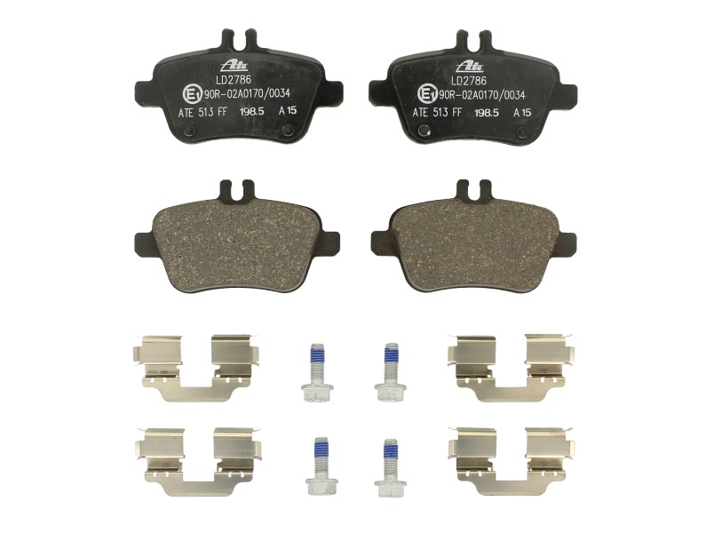ATE Brake pad set MERCEDES-BENZ 13.0470-2786.2 LD2786,0064202320,0064207920 0064208020,0064208120,0064208320,0074209420,0074209520,A0064202320