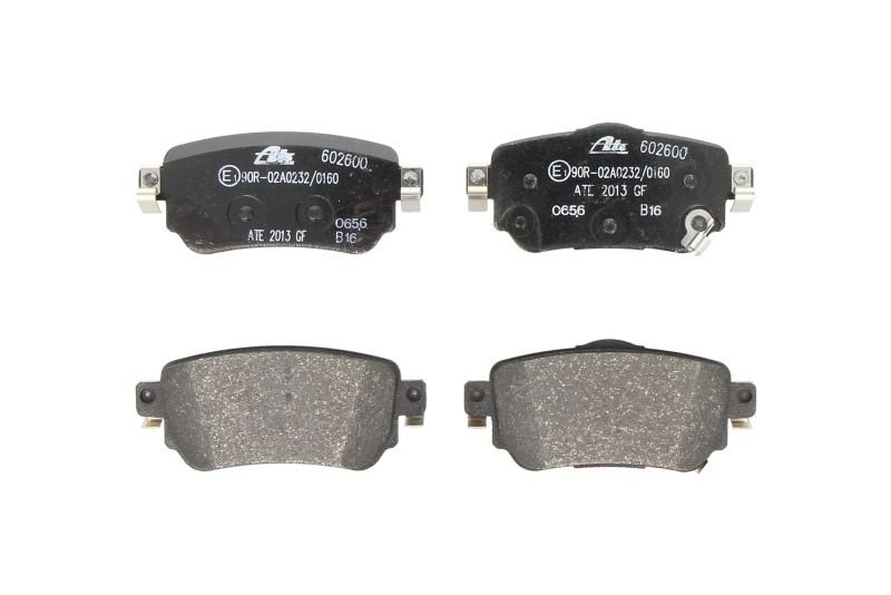ATE Brake pad set RENAULT,NISSAN 13.0460-2600.2 D40604CA0A,D40604CA0B,D40604CA0C D40604EA0A,D40604EA0B,D40605SA0A,440603981R,440605889R,440606446R