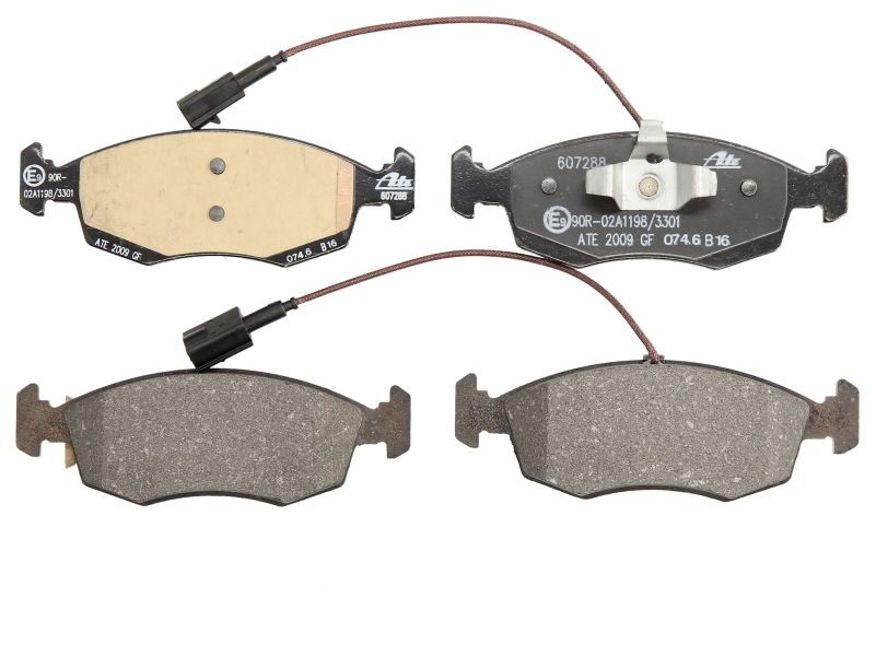 ATE Brake pad set incl. wear warning contact 13.0460-7288.2 Brake pads,Brake pad set, disc brake FIAT,GRANDE PUNTO (199),500 (312),PUNTO (188)