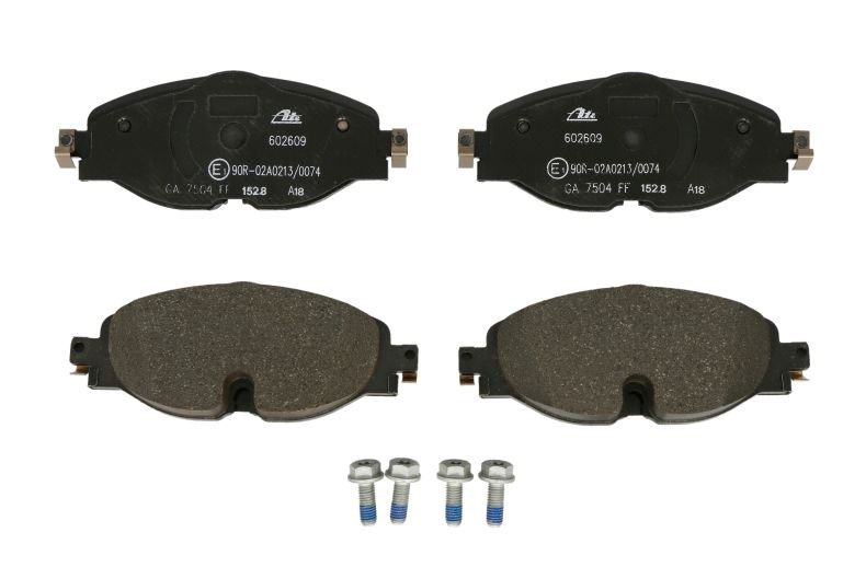ATE Brake pad set excl. wear warning contact 13.0460-2609.2 Brake pads,Brake pad set, disc brake VW,AUDI,FORD,up! Schrägheck (121, 122, BL1, BL2)