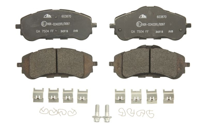 ATE Brake pad set excl. wear warning contact 13.0460-3870.2 Brake pads,Brake pad set, disc brake OPEL,PEUGEOT,CITROËN,Combo E Kasten / Kombi (X19)