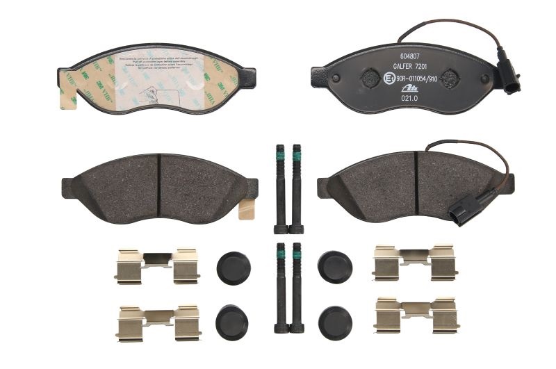 ATE Brake pad set OPEL,FIAT,PEUGEOT 13.0460-4807.2 1611457380,1611839180,1612433880 1617273980,1623842380,1647863880,425356,425461,1617273980,77364014