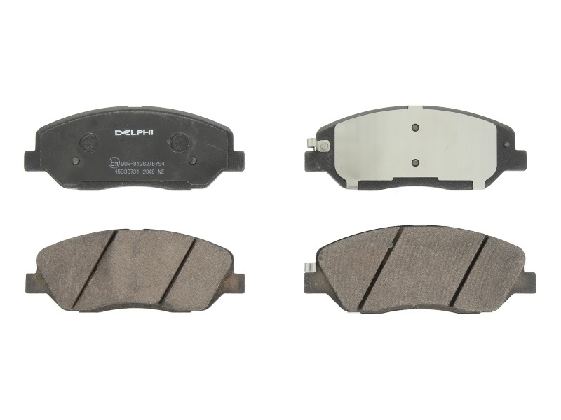 DELPHI Brake pad set HYUNDAI,KIA,SSANGYONG LP2048 581010WA00,581012BA10,581012PA70 581012WA70,581012WA90,581013MA00,581013MA01,581014DU00,S581012BA10