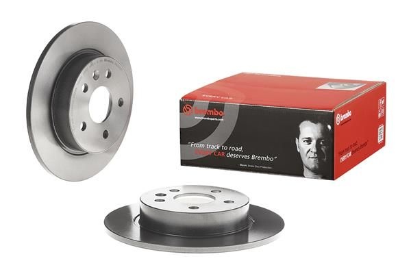 BREMBO Brake disc PRIME LINE - UV Coated solid 08.D225.11 Brake rotor,Brake discs OPEL,VAUXHALL,Astra K Sports Tourer (B16),Astra K Schrägheck (B16)