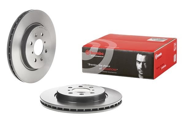 BREMBO Brake disc PRIME LINE - UV Coated internally vented 09.D252.11 Brake rotor,Brake discs SUZUKI,SWIFT IV (FZ, NZ)