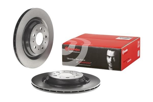 BREMBO Brake disc PRIME LINE - UV Coated internally vented 09.N361.11 Brake rotor,Brake discs TESLA,Model 3 (5YJ3)