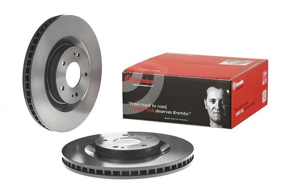 BREMBO Brake disc PRIME LINE - UV Coated internally vented 09.D765.11 Brake rotor,Brake discs MITSUBISHI,OUTLANDER III (GG_W, GF_W, ZJ)